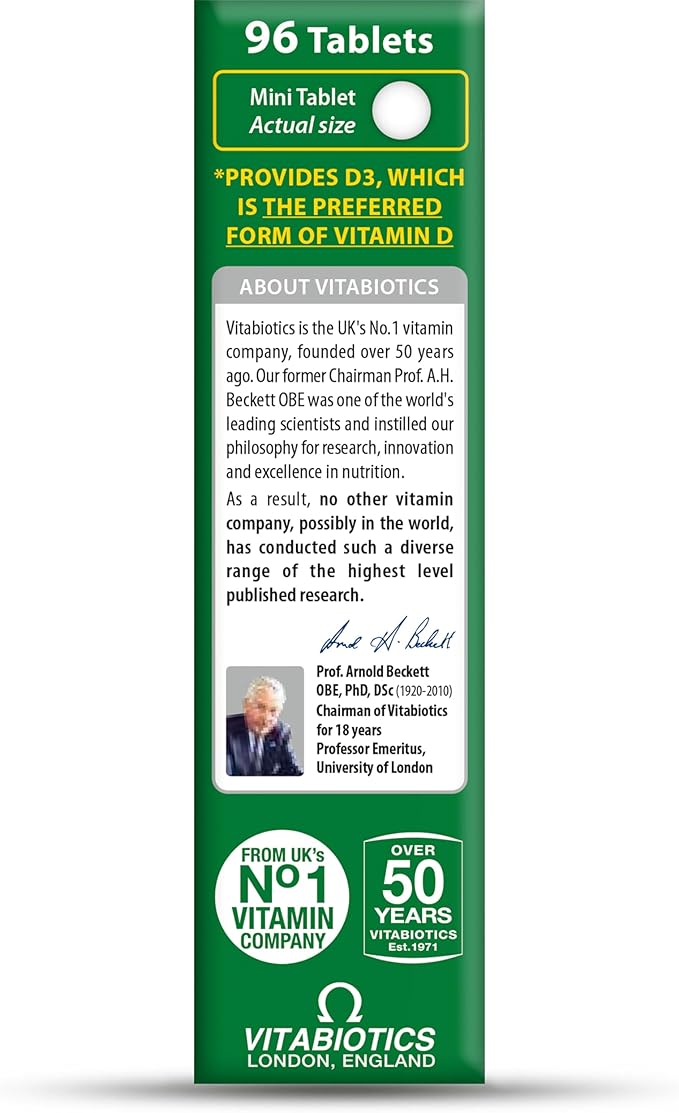 Ultra by Vitabiotics Vitamin D Tablets x 96
