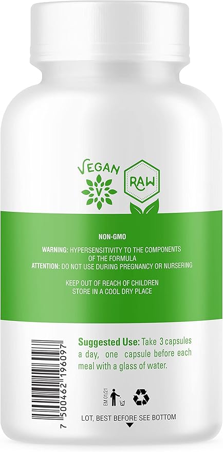 | Organic Ginger Capsules | Digestive Health Support | USDA Certified Organic, Non-GMO, Vegan | 60 Easy-to-Swallow Capsules for Natural Wellness
