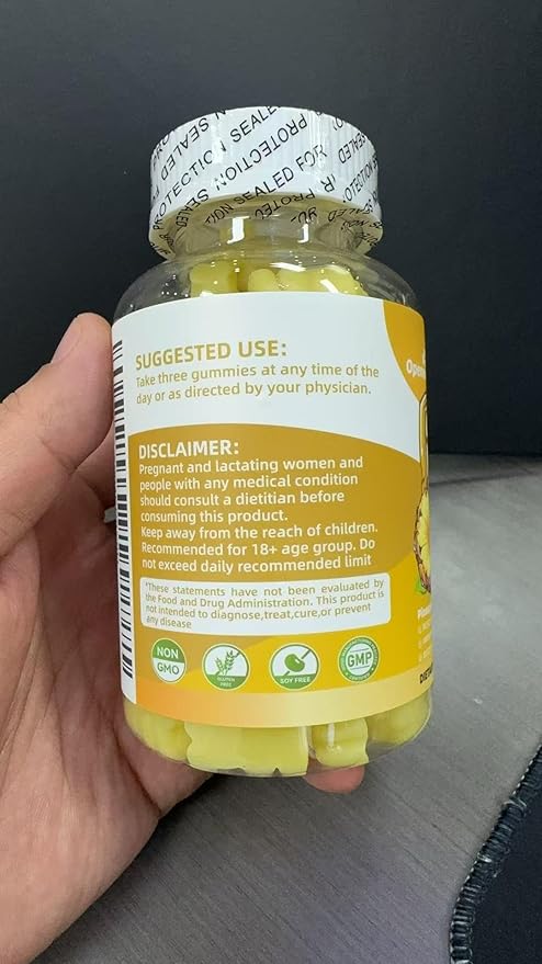 Creatine Monohydrate Gummies Complex for Men & Women -Advanced Formula W/L-Taurine + Vitamin B12, Sugar Free Chewable Supplement,90 Pineapple Gummies