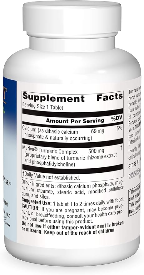 Planetary Herbals Turmeric Gold 500mg, for Healthy Inflammation Response, 120 Tablets