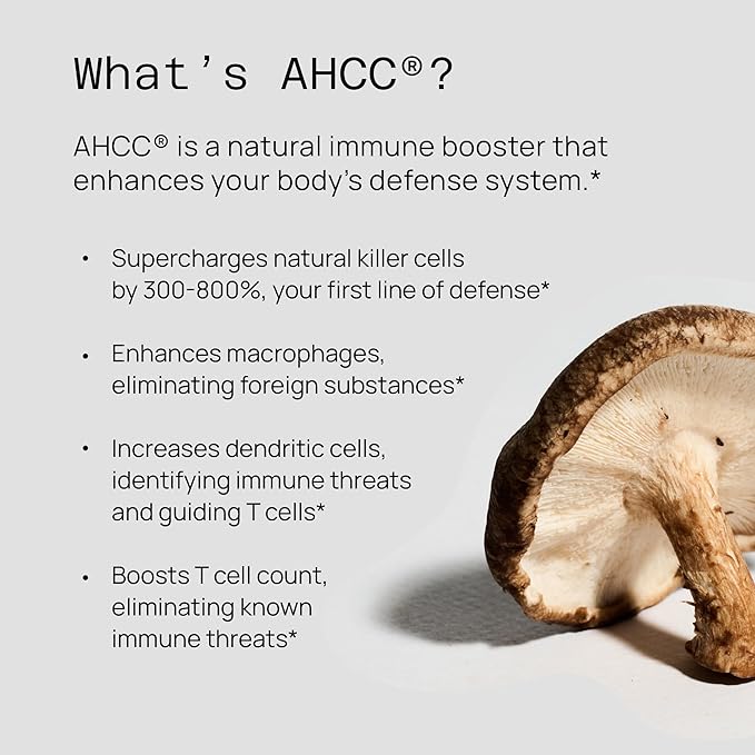 Quality of Life - Immune Support Bundle - AHCC Kinoko Gold and Advasorb Vitamin C