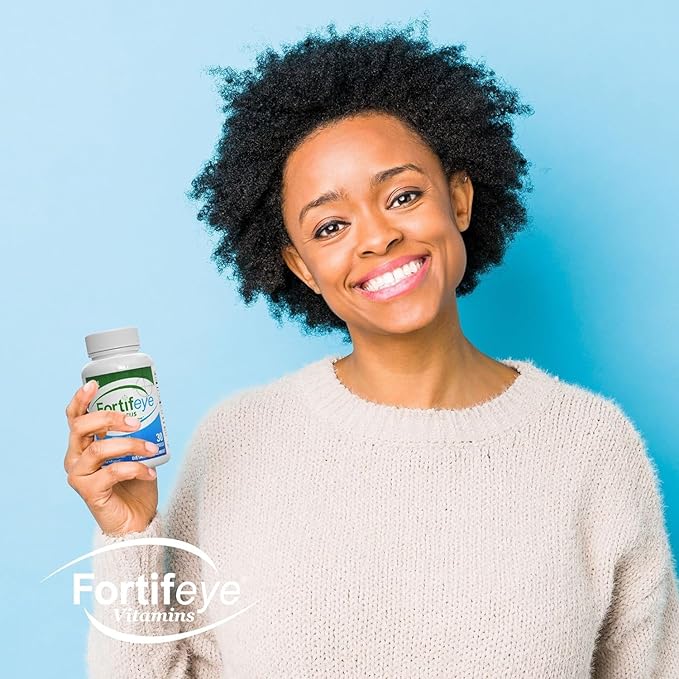 Fortifeye Focus Eye Care Supplement | Triple Carotenoid Including Astaxanthin, Lutein, and Zeaxanthin | 90 Softgel Capsules