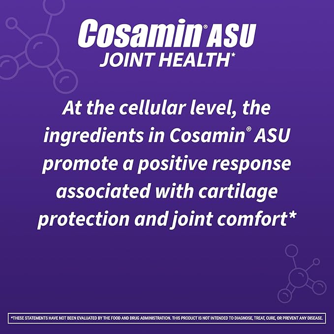 Nutramax Cosamin® ASU Joint Health Supplement with Glucosamine, Chondroitin & ASU for Men’s & Women's Joint Health, 150 Capsules