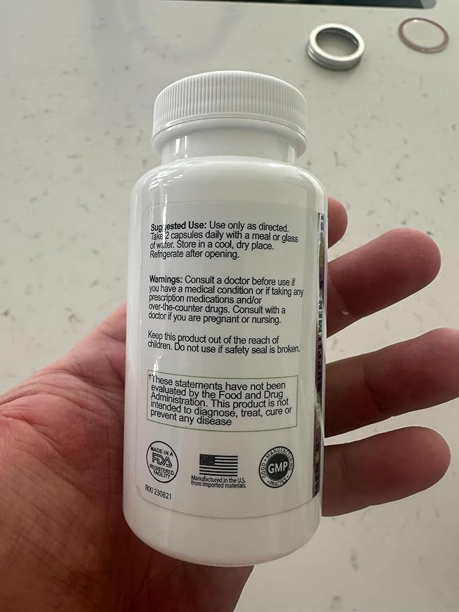 Organic Cordyceps Mushroom Capsules Supplement - 1000mg Cordyceps Militaris Extract - 100% Natural, Real & Pure - Beta-Glucan - Herbal Support for Energy-Boosting & Immune Health - 60 Capsules