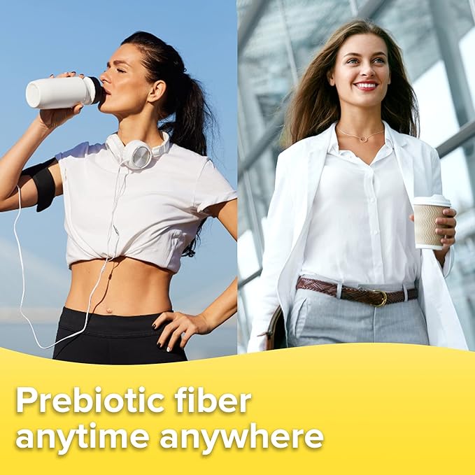 ADVAGEN-Prebio Fiber Supplement Powder Unflavored - Soluble Prebiotic Fiber Powder On The Go Packets, Supports Digestive Health, Bloating & Constipation for Women & Men, 30 Servings
