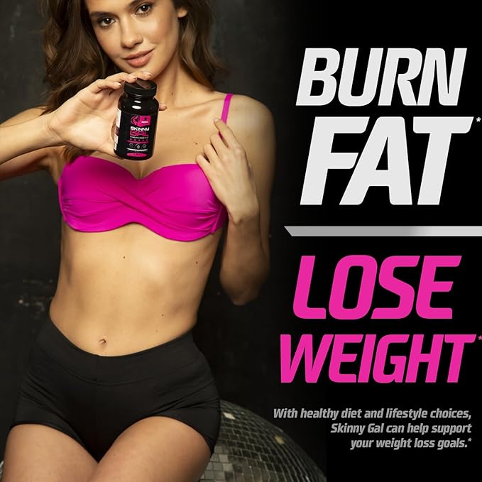 Rockstar Skinny Gal 3.0 Weight Loss Pills for Women - Thermogenic Fat Burner, Hyper-Metabolizer Metabolism and Appetite Suppressant Support, Keto Friendly, Gluten Free