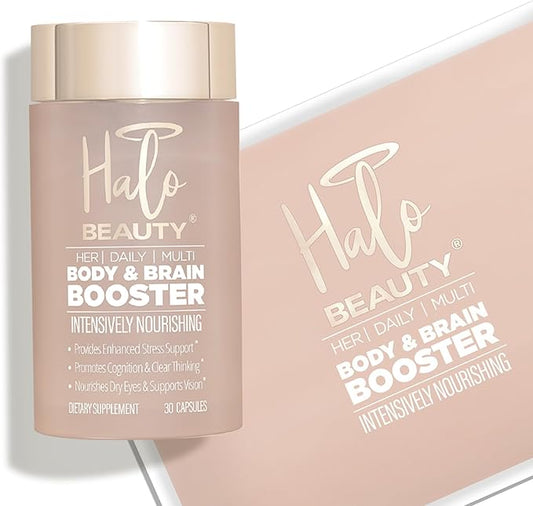 Her Daily Multi 60-Day Wellness System - Women's Multivitamin Bottle + Eco-Friendly Refill Pack - Vegan Formula for Energy, Mental Clarity & Eye Health