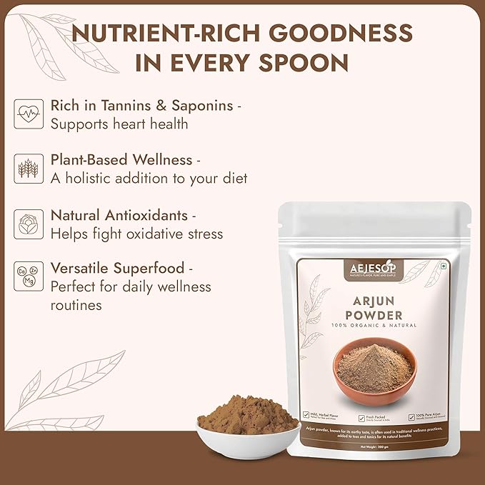 Arjuna Powder, Arjun Bark Powder, 7 oz (200g)