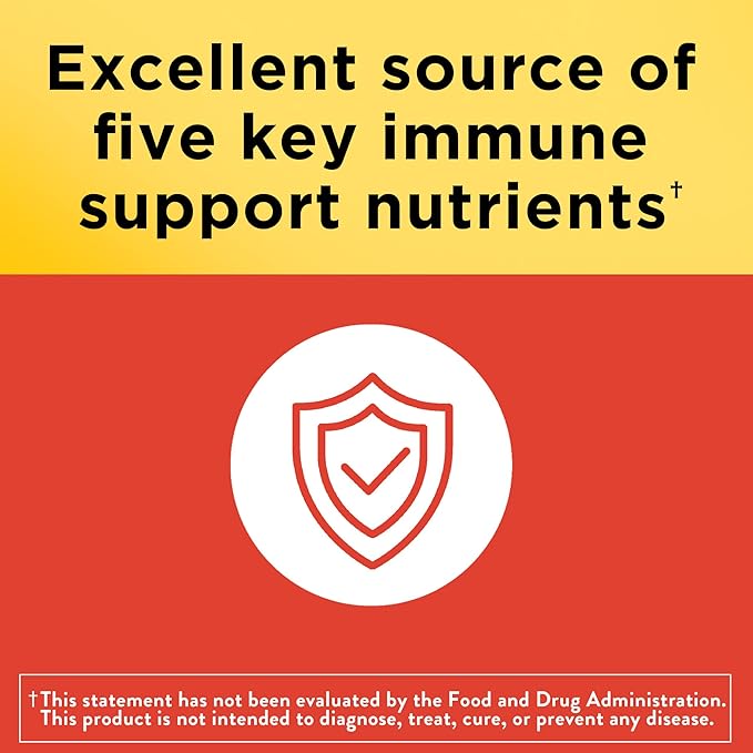 Nature Made Super C with Vitamin D3 and Zinc, Dietary Supplement for Immune Support, 60 Tablets, 60 Day Supply (Pack of 2)