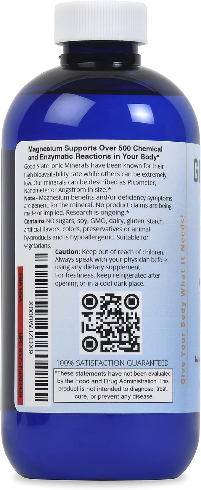 Good State Liquid Magnesium 200 Supplement, 331, 8 fl oz, 1 Count
