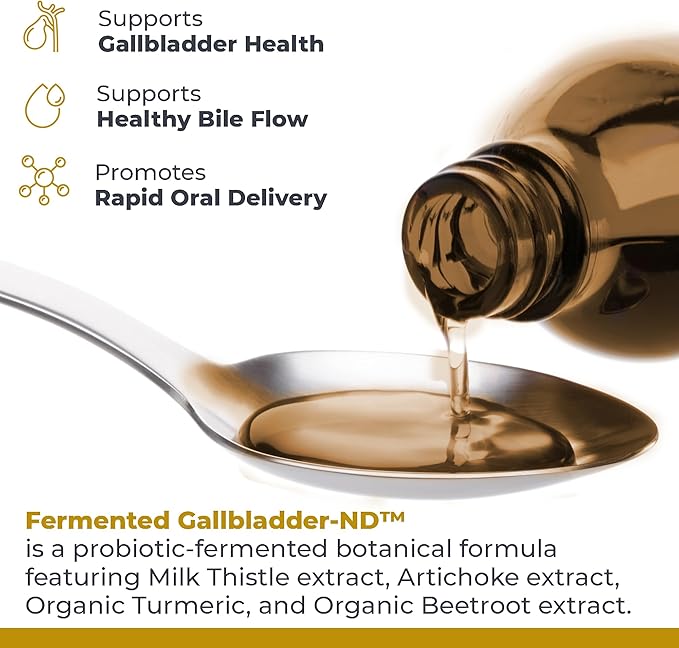 Premier Research Labs Fermented Gallbladder-ND - Probiotics for Gallbladder Health - with Artichoke, Beetroot Extract & Milk Thistle Extract - Pure Vegan - 8 fl oz