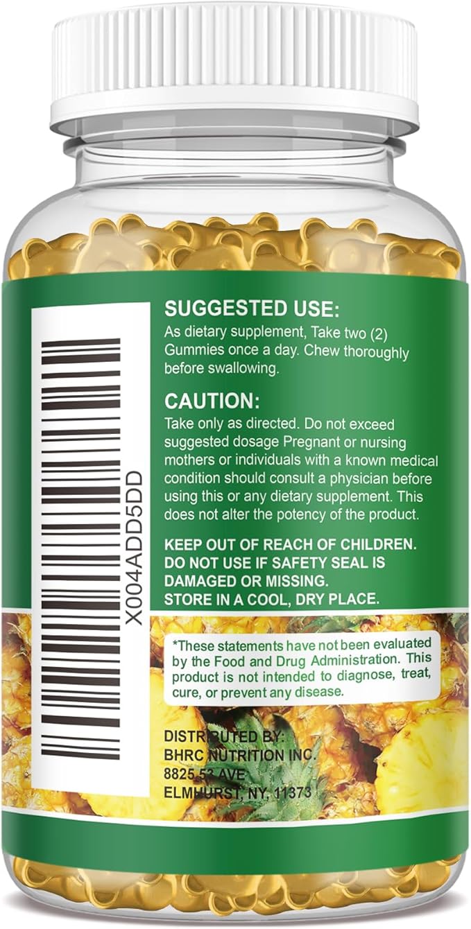 Calcium Magnesium Zinc Gummies with Vitamin D3, C, B6, K2, Potassium - Calcium for Kids & Adults - Magnesium Supplement Calm Gummies for Bone & Muscle & Immune Health, Pineapple Flavor - 60 Count