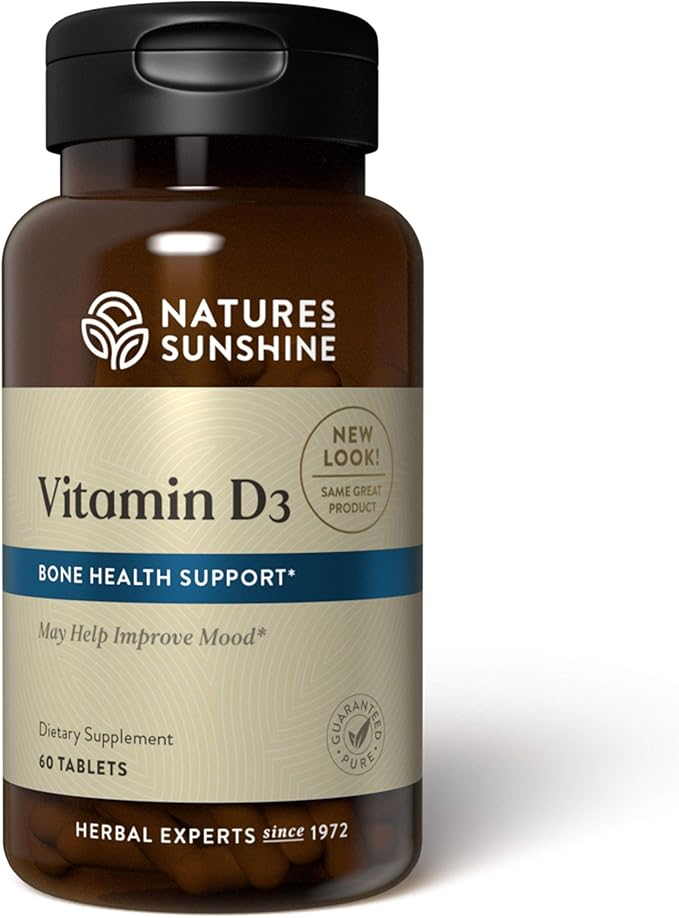 Nature's Sunshine Vitamin D-3 60 Tablets