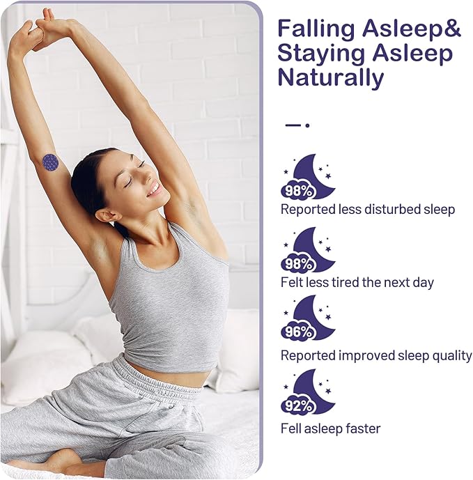 Sleep Patches 60pcs with Melatonin, Lavender and Chamomile, Extra Strength, Overnight Application