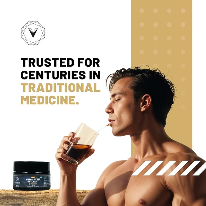 Pure Himalayan Shilajit Resin, 400mg A Grade High Potency with 75%+ Fulvic Acid & 85+ Trace Minerals, Pure Shilajit for Men & Women - with Lab Test Report - 75 Servings