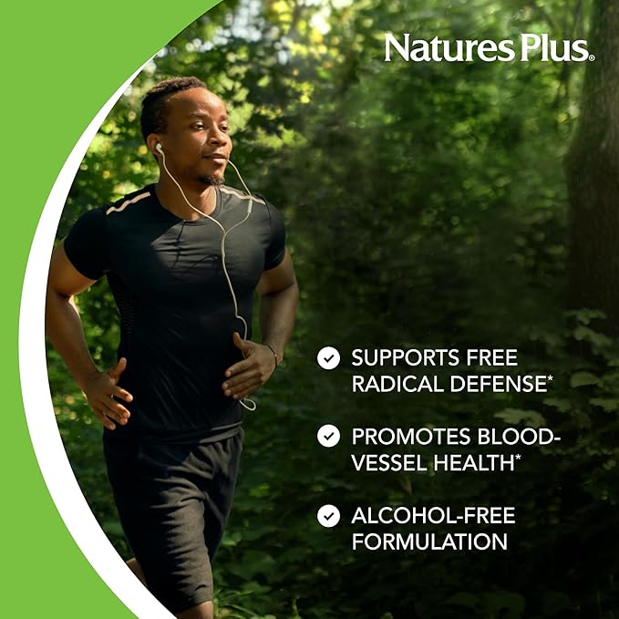 Natures Plus Herbal Actives Grape Seed 25 mg Liquid Suspension - Vegan Drops, 1 fl oz - Vegetarian, Gluten-Free - 30 Servings