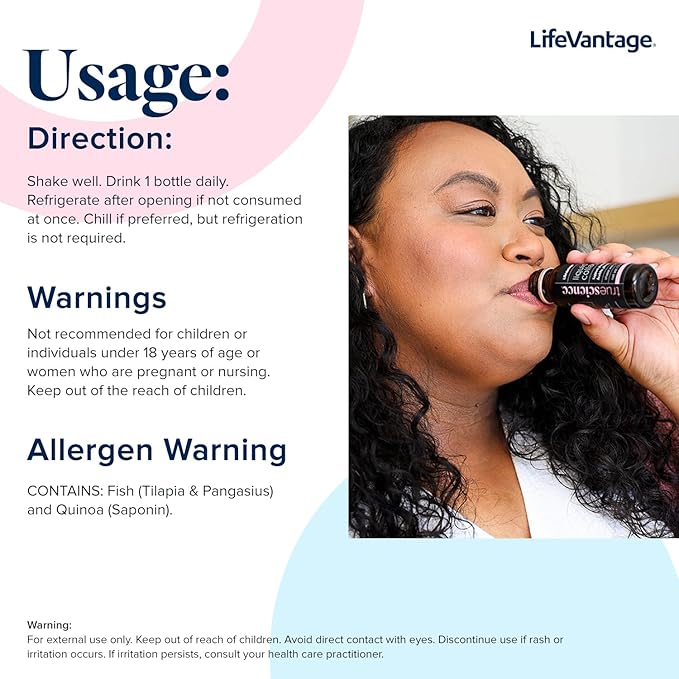 TrueScience Liquid Collagen for Glowing Skin - Collagen Activation & Replenishment Blend - Supports The Appearance of Firmer Looking Skin - 10 Bottles x 1.7 Fl. oz. (50 ml) Each