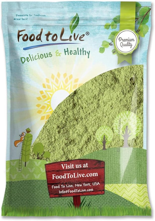 Food to Live Broccoli Powder, 5 Pounds – Nutrient-Rich Green Superfood for Smoothies, Shakes and Cooking, High in Fiber, Vitamins and Antioxidants, Vegan, Kosher, Bulk