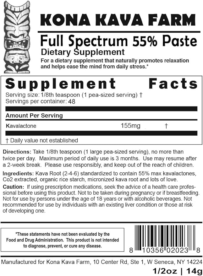 Full Spectrum 55% Kavalactone Paste (0.5 oz)