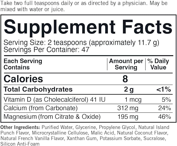 Calcium Magnesium Liquid 16oz *
