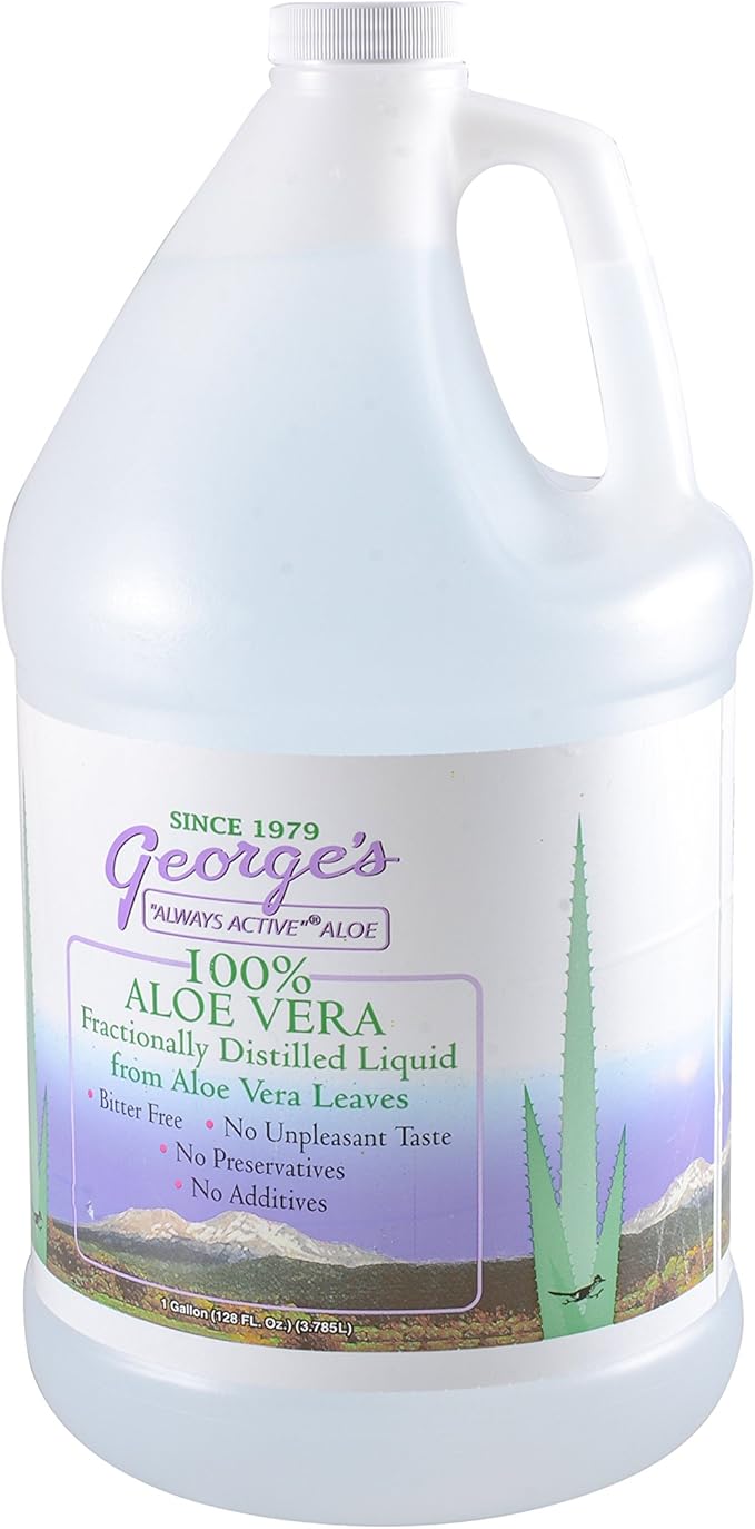 George's Aloe Vera Liquid Supplement, 128 oz