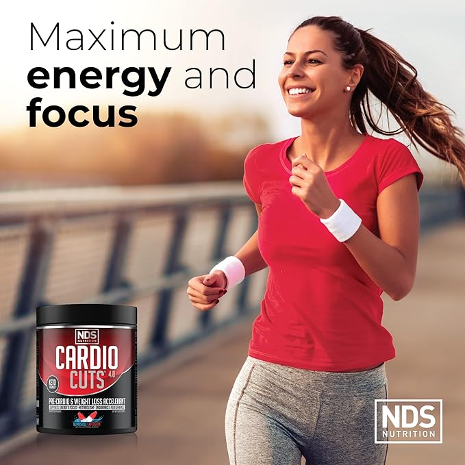 NDS Nutrition 4.0 Pre Workout Supplement - Advanced Weight Loss and Pre Cardio Formula with L-Carnitine, CLA, MCTs, L-Glutamine, and Safflower Oil - Bombsicle (40 Servings)