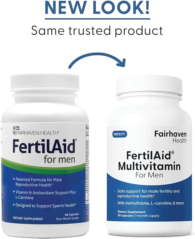 Fairhaven Health FertilAid for Men, MotilityBoost, and Countboost Combo | Fertility Supplements for Men | Male Fertility Supplement with Conception for him Prenatal Vitamin
