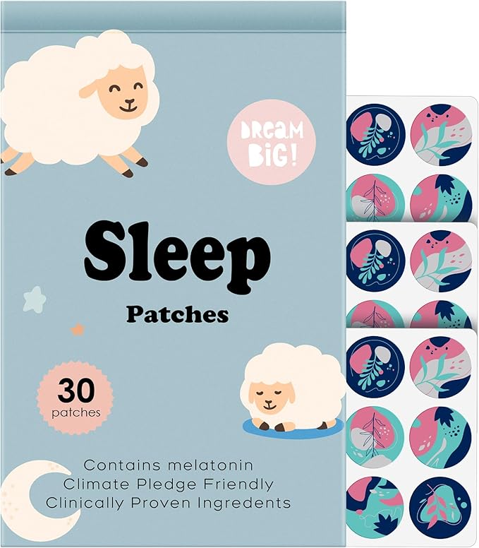 Sleep Patches, 30 Pack Upgraded Deep Sleep Patches for Adults, All Natural Deep Patch, for Men and Women, Cruelty Free Water Resistant Patch That Last All Night