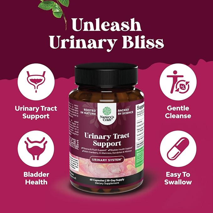 Bundle of D Mannose Capsules for Urinary Tract Health for Women Fast Acting Super Concentrated Cranberry 60ct and Turmeric Curcumin Immune Support Gummies - Immune Booster Turmeric Gummies