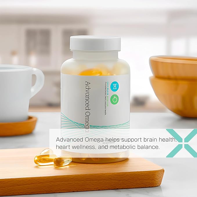 Advanced Omega 3 Fish Oil Supplement | High EPA, DHA and DPA for Brain Health, Heart Support and Metabolic Balance | Pure Omega-3 Fatty Acids