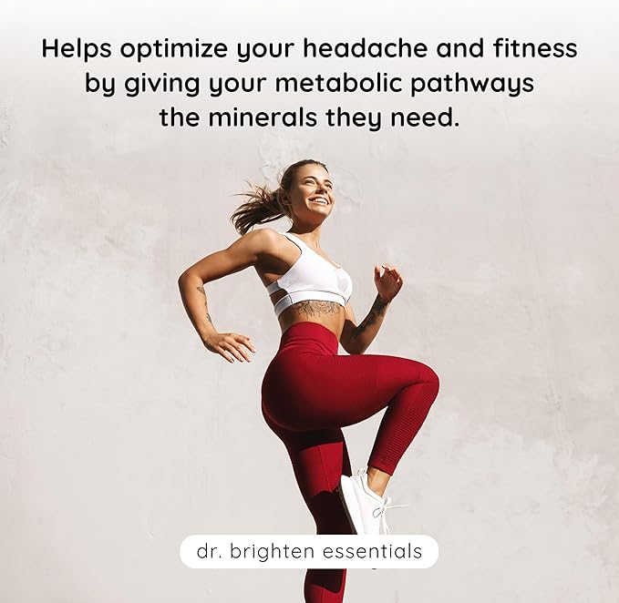 Dr. Brighten Magnesium Plus (as Magnesium Bi-glyncinate) - Beneficial in Maintaining a Healthy Mood, Sleep, Hormone Balance and Reducing Symptoms of PMS and Menstrual Cramps