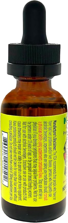 Drops | Natural Kava from Fiji | Fast Acting Kava Root Extract for Calming & Relaxation | 50 mg Potent Kavalactones | 1 oz