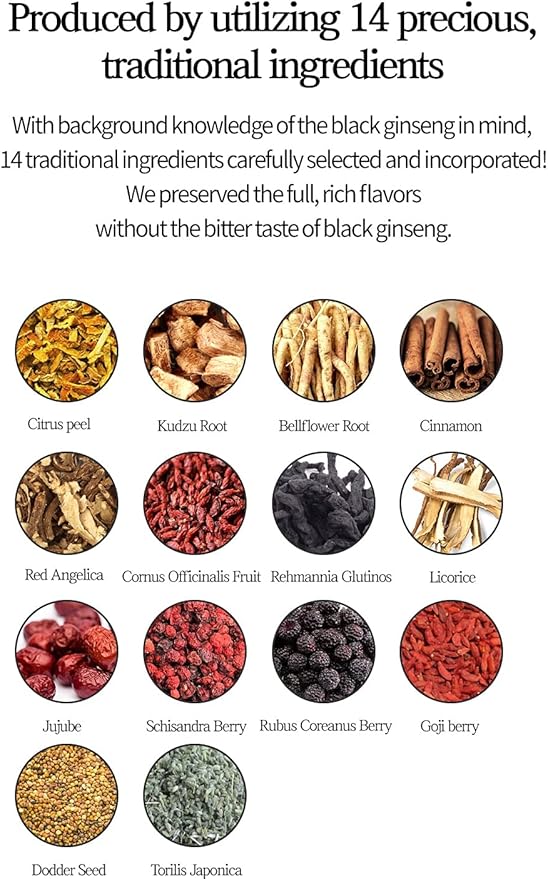 Korean Black Ginseng Extract Every Ginseng Plus. 10g X 30 Stick Pouches. Immune Support, Energy Booster, Fatigue Recovery, Mental Performance. Patented Method.