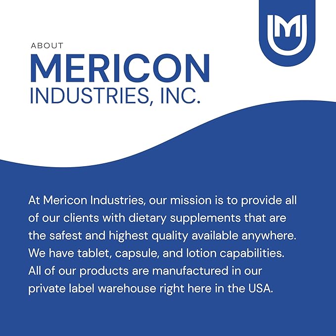 Mericon Industries MSM Organic Sulfur Powder | MSM Supplement for Inflammation, Hair Growth, Healthy Skin, & Increased Energy | Non-GMO, Vegan, Gluten Free, Soy Free (8oz)