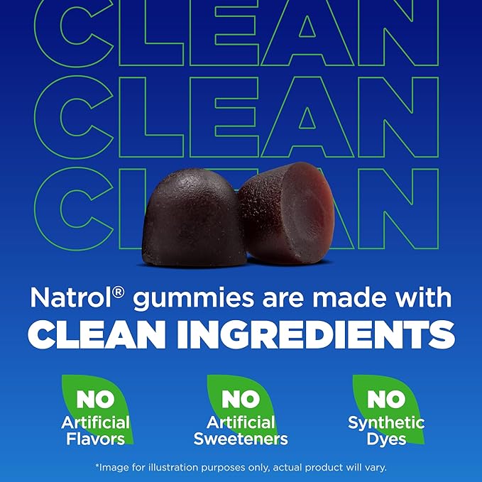 Natrol Ashwagandha Complete Gummy, 3-in-1 Daily Stress Support, Supports Better Mood, Reduces Occasional Stress and Fatigue, 30 Gummies, Up to a 15 Day Supply