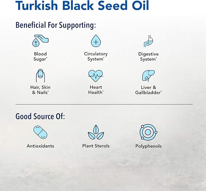 North American Herb & Spice Black Seed Oil - 12 fl oz - Digestive & Immune Support - Contains Oreganol P73 Oregano Oil & Rosemary Oil - Non-GMO - 72 Servings