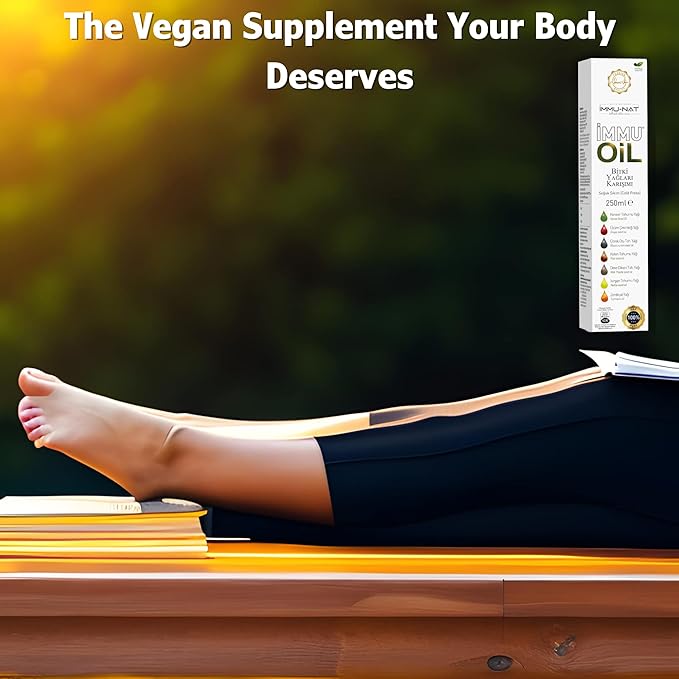 Cold-Pressed Seed Oils Supplement - Hemp, Grape, Flax, Black Cumin, Milk Thistle, Nettle, Turmeric -Omega 3-6-9, Vitamins, Minerals for Heart, Cognitive, Digestive Health, Vegan 8.5oz