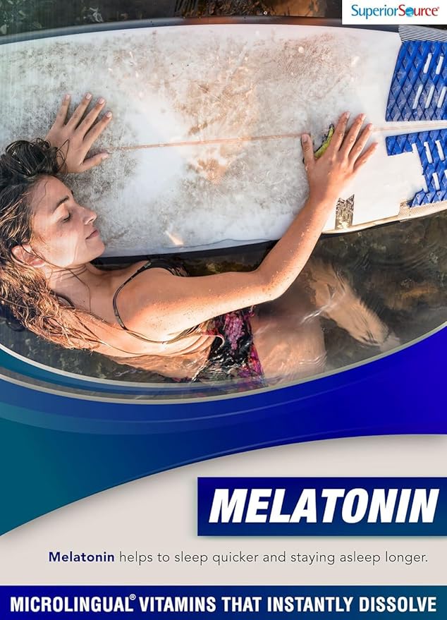 Superior Source Extra Strength Melatonin - Melatonin Supplement for Adults - Natural Sleep & Relaxation Support Formula - 25 mg, Instant Dissolve Tablets
