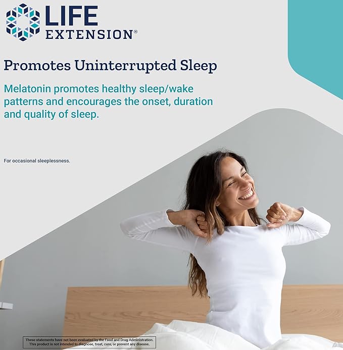 Life Extension Melatonin IR/XR, 120 Capsules (Pack of 2) - Immediate & Extended-Release for 7 Hours Support - Night Time Supplement - Stay Asleep All Night Long - Non-GMO, Gluten-Free