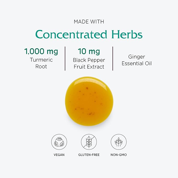 Vitanica, Turmeric Tonic, Non-GMO Liquid Turmeric Curcumin Supplement 1000 mg, with Black Pepper and Ginger, Antioxidant, Vegan, Gluten Free, 4 Ounce