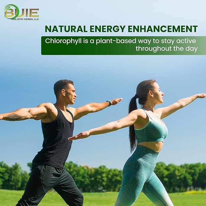 BUIE Liquid Chlorophyll Drops 6000mg | Peppermint Flavor | Vegan Supplement | Supports Immune System, Improves Cellular Energy | Extra Strength | 2 oz / 59ml