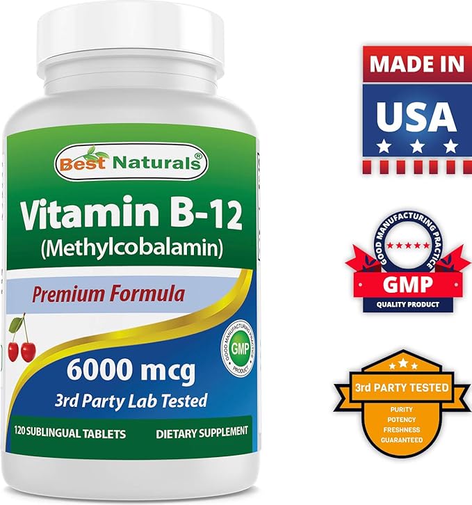 Zinc Gluconate 50mg & Vitamin B12 6000 mcg