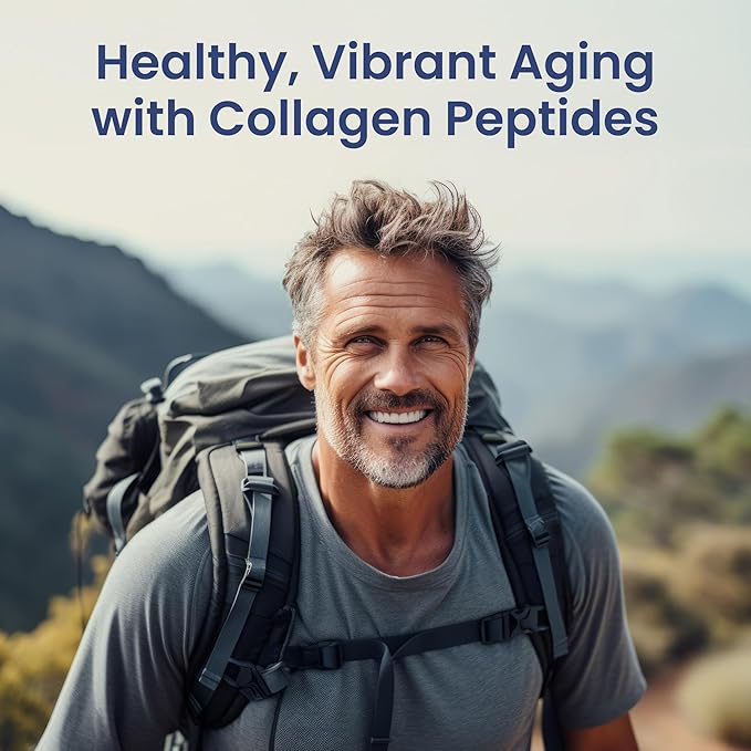 1MD Nutrition Collagen Peptides - Hydrolyzed Collagen Powder Types I & III for Women & Men - Joint, Hair & Nail Support - Unflavored - 30 Servings