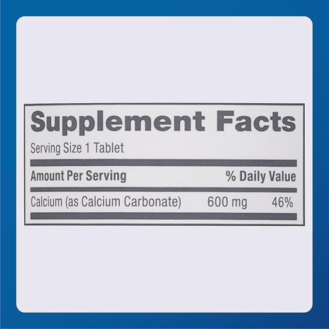 Major 600mg Calcium Tablets - Calcium Supplement - 150 Tablets