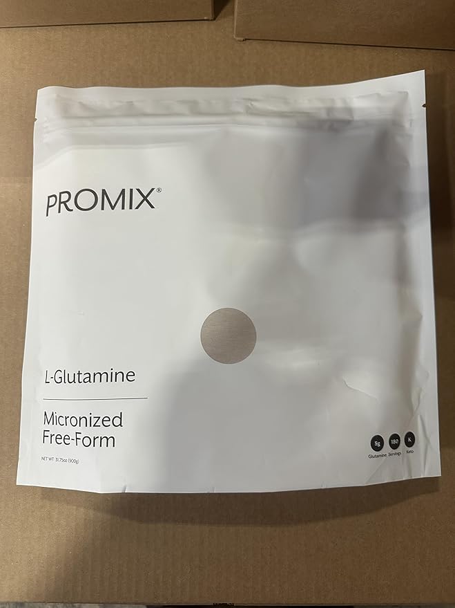 ProMix Nutrition L-Glutamine - Pure Micronized Free Form - Unflavored, 180 Servings