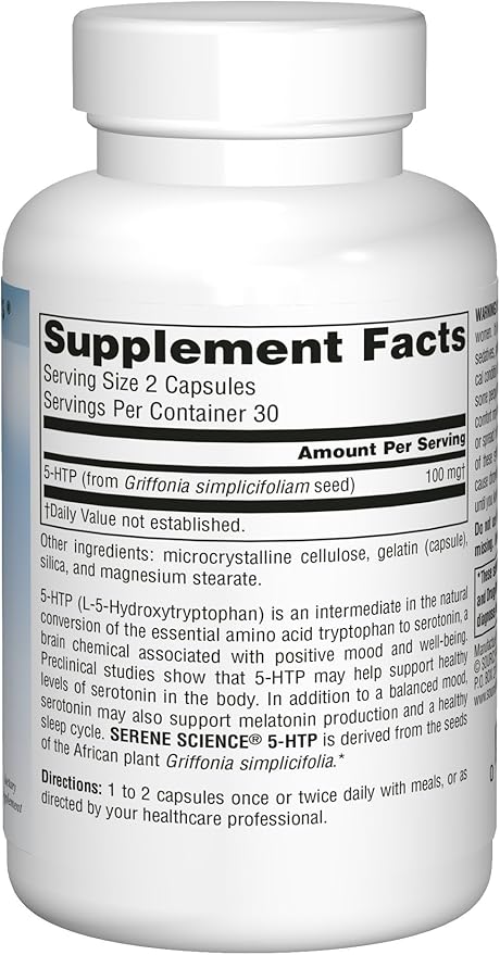 Source Naturals Serene Science 5-HTP 50 mg - 60 Capsules