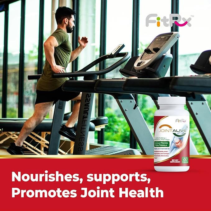 JointAlive Joint Support Supplements for Women & Men, Glucosamine Chondroitin, Relief Joints Discomfort, Cartilage Repair, Healthy Inflammatory Response, as Quickly as 7 Days, 30 Servings