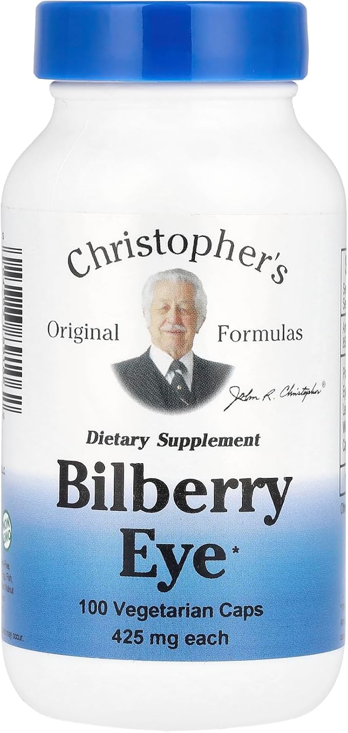 Dr Christopher's Formula Bilberry Eye, 100 Count