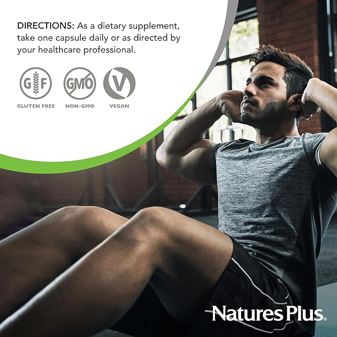 NaturesPlus PRO Calcium D-Glucarate (CDG) 600 mg - 90 Capsules - Non-GMO, Vegan, Gluten Free, Soy Free - 90 Servings