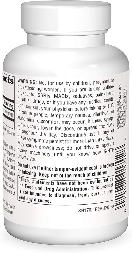 Source Naturals Serene Science 5-HTP 50 mg - 120 Capsules